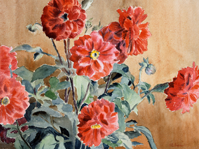 Hannah Borger Overbeck - Dahlias | Ханна Боргер Овербек