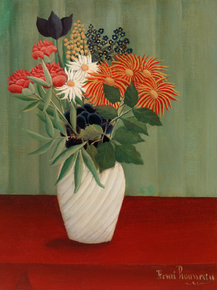 Henri Rousseau - Bouquet of Flowers with China Asters and Tokyos | Анри Руссо