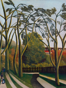 Henri Rousseau - The Banks of the Bievre near Bicêtre | Анри Руссо