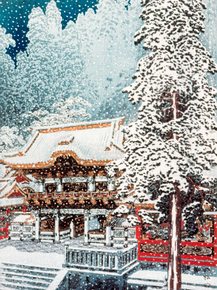 Сётэй Такахаси - The Yomei Gate at Nikko
