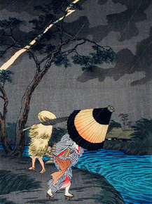 Сётэй Такахаси - Thunderstorm at Tateishi