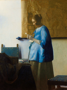 Jan Vermeer - Woman Reading a Letter | Ян Вермеер