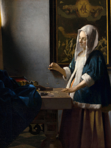 Jan Vermeer - Woman Holding a Balance | Ян Вермеер