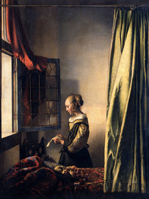 Jan Vermeer - Girl Reading a Letter | Ян Вермеер