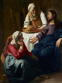 Jan Vermeer - Christ in the House of Martha and Mary | Ян Вермеер