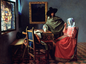 Jan Vermeer - The Wine Glass | Ян Вермеер