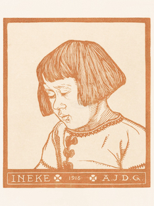 Julie de Graag - Portrait of Ineke Broekman | Джули де Грааг