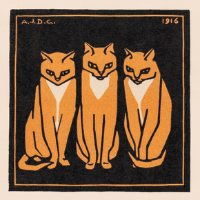 Julie de Graag - Three cats | Джули де Грааг