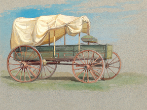 Samuel Colman - A Covered Wagon | Сэмюэл Колмен Samuel Colman - A Covered Wagon | Сэмюэл Колмен