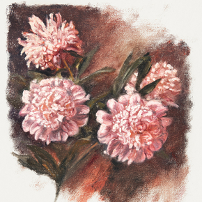 Samuel Colman - Red Peonies during | Сэмюэл Колмен Samuel Colman - Red Peonies during | Сэмюэл Колмен