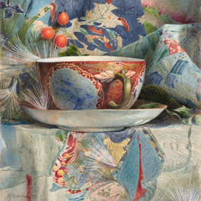 Samuel Colman - Still Life with Tea Cup | Сэмюэл Колмен Samuel Colman - Still Life with Tea Cup | Сэмюэл Колмен