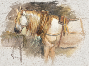 Samuel Colman - Horse, Brittany | Сэмюэл Колмен Samuel Colman - Horse, Brittany | Сэмюэл Колмен