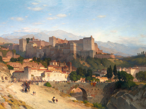 Samuel Colman - The Hill of the Alhambra, Granada | Сэмюэл Колмен Samuel Colman - The Hill of the Alhambra, Granada | Сэмюэл Колмен