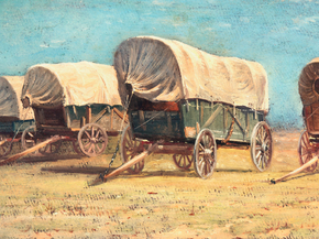 Samuel Colman - Covered Wagons | Сэмюэл Колмен Samuel Colman - Covered Wagons | Сэмюэл Колмен
