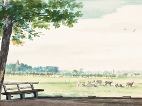 Aert Schouman - The castle Ter Hooge on Walcheren | Аерт Шоуман