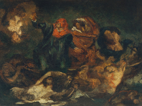 Edouard Manet - Copy after Delacroix's | Эдуард Мане
