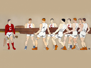Edward Penfield - College rowing club | Эдвард Пенфилд