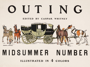 Edward Penfield - Outing edited by Caspar Whitney | Эдвард Пенфилд