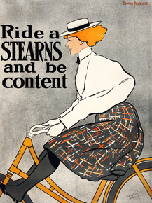 Edward Penfield - Ride a Stearns and be content | Эдвард Пенфилд