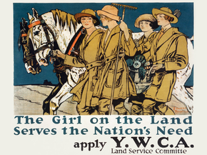 Edward Penfield - The girl on the land | Эдвард Пенфилд