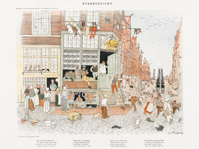 Gerrit Willem Dijsselhof - Cityscape | Геррит Виллем Дейссельхоф