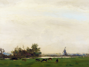 Gerrit Willem Dijsselhof - Meadow Landscape | Геррит Виллем Дейссельхоф