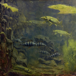 Gerrit Willem Dijsselhof - Pike and Perch | Геррит Виллем Дейссельхоф