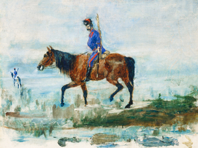 Henri de Toulouse-Lautrec - Hussars | Анри де Тулуз-Лотрек