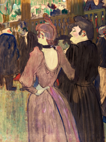 Henri de Toulouse-Lautrec - La Goulue and Her Sister | Анри де Тулуз-Лотрек