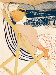 Henri de Toulouse-Lautrec - La Passagere | Анри де Тулуз-Лотрек