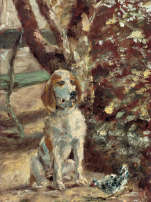 Henri de Toulouse-Lautrec - The Artist's Dog Fleche | Анри де Тулуз-Лотрек