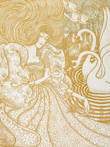 Jan Toorop - Woman with a Butterfly | Ян Тороп