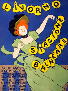 Leonetto Cappiello - Livorno stagione balneare | Леонетто Каппьелло