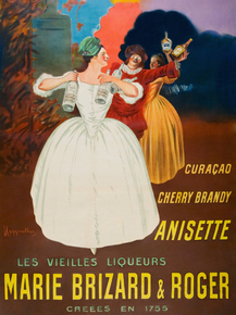 Leonetto Cappiello - The old liqueurs Marie Brizard | Леонетто Каппьелло