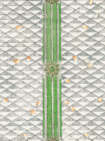 Shin Bijutsukai - Geometric floral pattern | Новый мир искусства, 1990