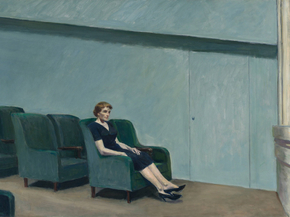 Edward Hopper | Хоппер Эдвард - Антракт, 1963 Edward Hopper | Хоппер Эдвард - Антракт, 1963