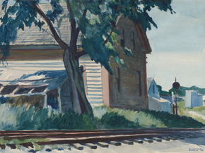 Edward Hopper | Хоппер Эдвард - Железная дорога Лайм-Рок