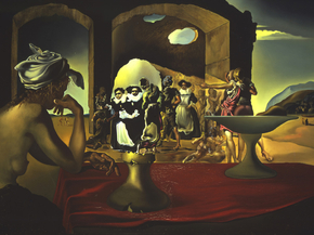 Salvador Dali | Сальвадор Дали - Рынок рабов с исчезающим бюстом Вольтера