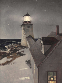 Wyeth Andrew | Уайет Эндрю - Снежное утро, 1947