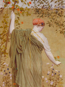 Albert Joseph Moore - A Garden - Albert Moore | Альберт Джозеф Мур
