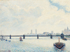 Camille Pissarro - Charing Cross Bridge, London | Камиль Писсарро