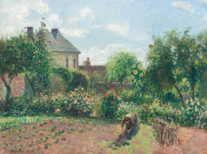 Camille Pissarro - The Artist's Garden at Eragny | Камиль Писсарро