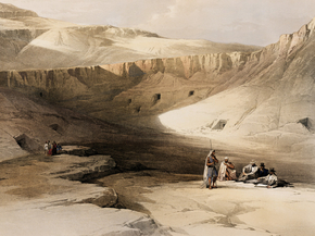 David Roberts - Entrance to the tombs of the kings | Дэвид Робертс