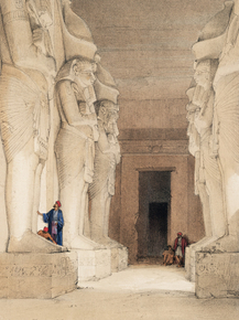 David Roberts - Excavated Temple of Gyrshe | Дэвид Робертс
