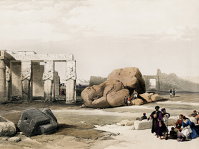 David Roberts - Fragment of the Great Colossi | Дэвид Робертс