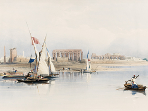 David Roberts - General view of the ruins of Luxor | Дэвид Робертс
