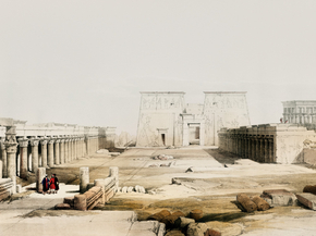 David Roberts - Grand approach to the Temple | Дэвид Робертс