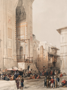 David Roberts - Grand entrance to the Mosque | Дэвид Робертс David Roberts - Grand entrance to the Mosque | Дэвид Робертс