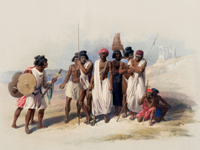 David Roberts - Group of Nubians | Дэвид Робертс