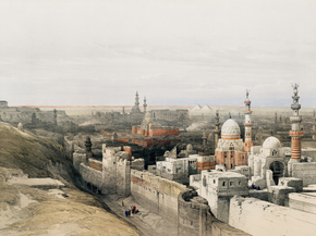 David Roberts - Looking west in Cairo | Дэвид Робертс